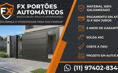 Segurança e Sofisticação: A Escolha Certa para Portões Automáticos no Brooklin e Região