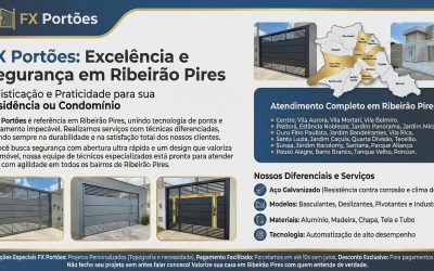 FX Portões: Excelência e Segurança em Ribeirão Pires