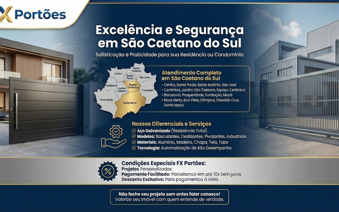 FX Portões: Excelência e Segurança em São Caetano do Sul