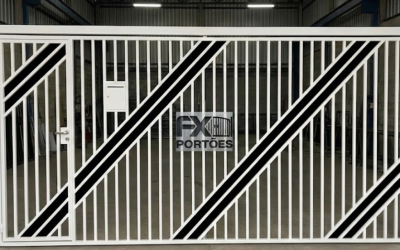 Portões Automáticos em Santo André, SBC e SCS: Estilo e Modernidade com o Modelo FX-11