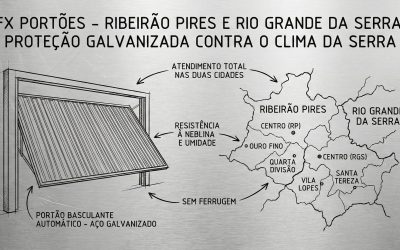 Portão Automático em Ribeirão Pires e Rio Grande da Serra: Por que o Galvanizado é Vital?