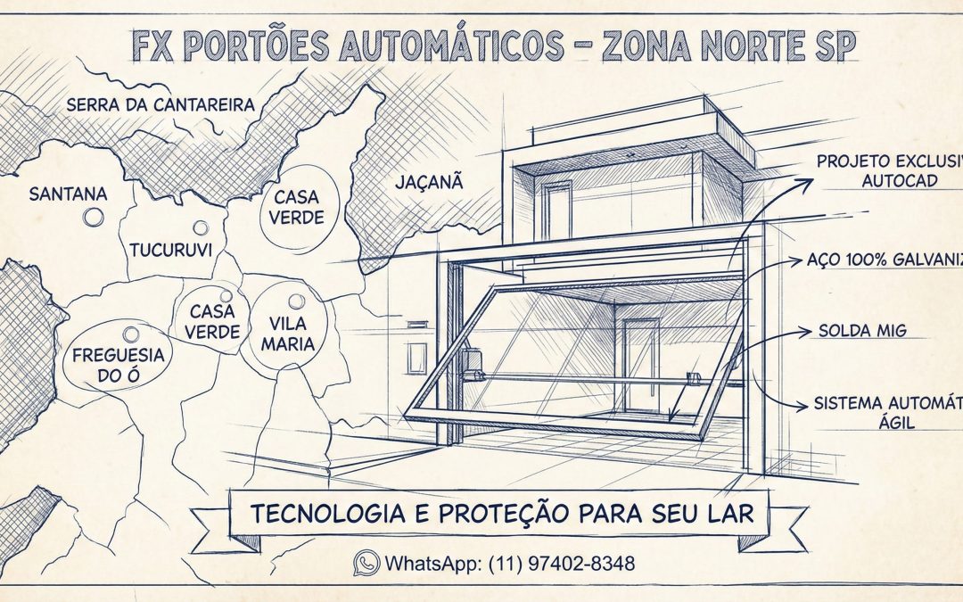 FX PORTÕES AUTOMATICOS - FABRICA DE PORTÃO ZONA NORTE SP