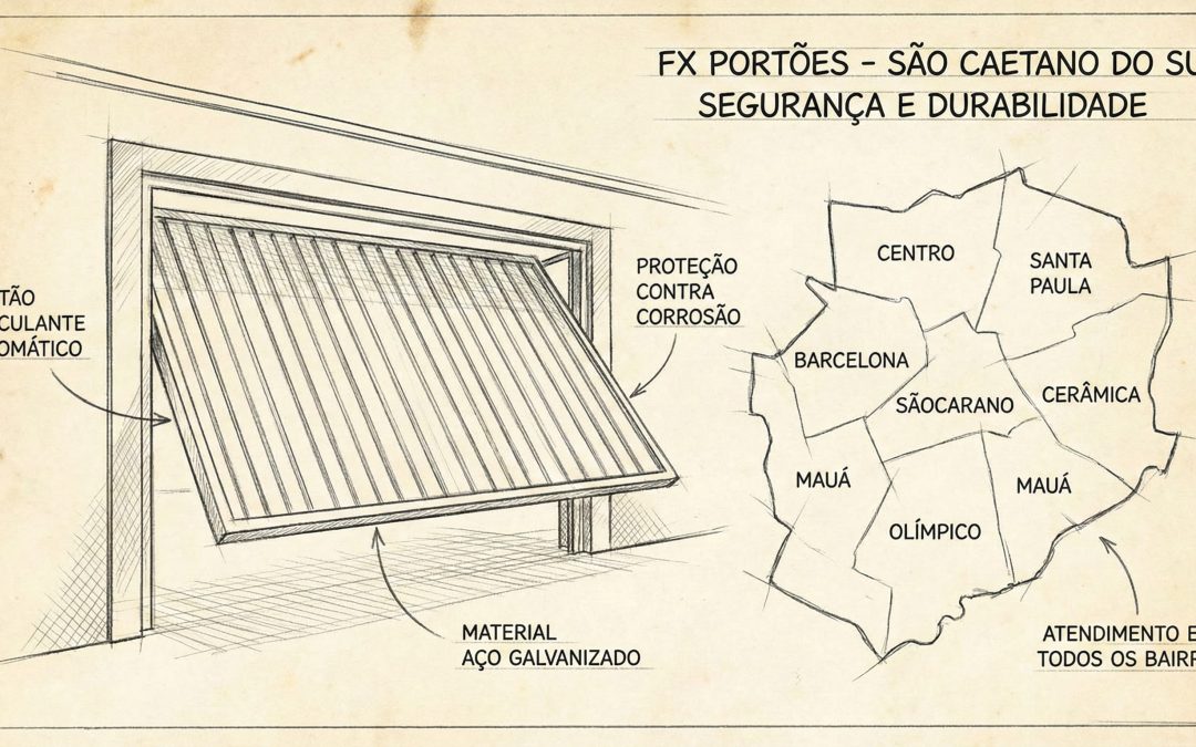 FX PORTÕES - PROTEÇÃO GALVENIZADA CONTRA O CLIMA - SÃO CAETANO DO SUL