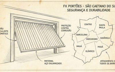 Portão Automático em São Caetano do Sul: Exija Material 100% Galvanizado