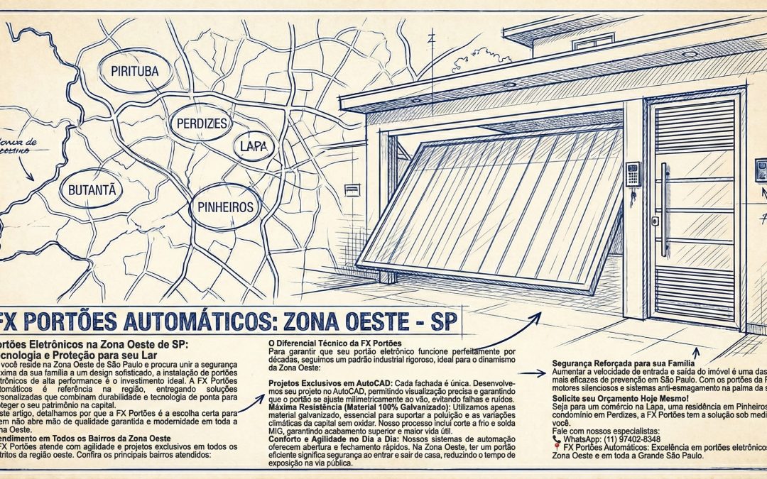 FX PORTÕES AUTOMATICOS - FABRICA DE PORTÃO ZONA OESTE SP