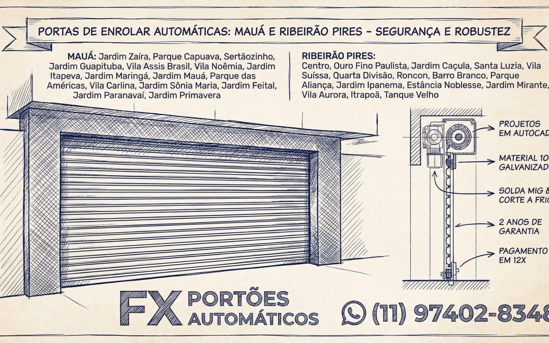 PORTÕES AUTOMATICOS - FABRICA DE PORTÃO MAUÁ