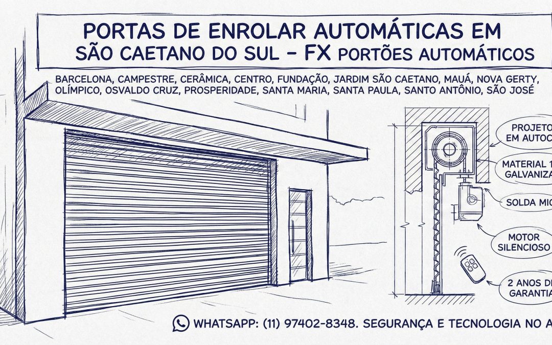 FX PORTÕES AUTOMATICOS - FABRICA DE PORTÃO SÃO CAETANO DO SUL