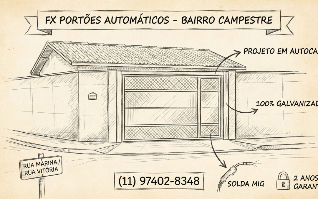 PORTOES AUTOMATICO BAIRRO CAMPESTRE