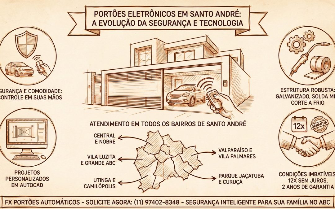 FX PORTÕES AUTOMATICOS - FABRICA DE PORTÕES ELETRONICOS SANTO ANDRÉ