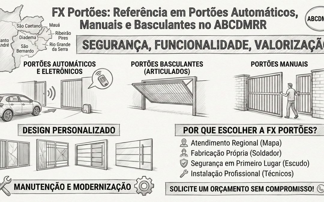 FX Portões: Referência em Portões Automáticos, Manuais e Basculantes no ABCD