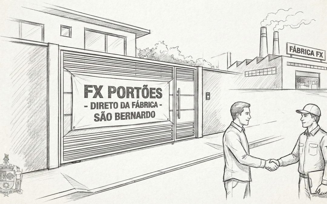 Economia na Capital: Compre Direto do Fabricante seu Portão Automático Novo em São Bernardo