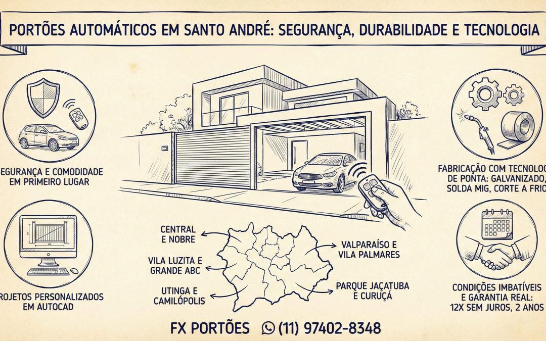 FX PORTÕES AUTOMATICOS - FABRICA DE PORTÕES AUTOMATICOS SANTO ANDRÉ