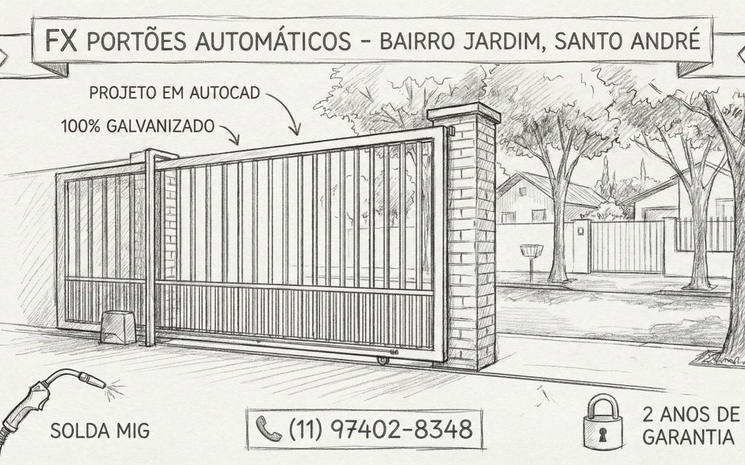 PORTOES AUTOMATICO BAIRRO JARDIM, SANTO ANDRÉ