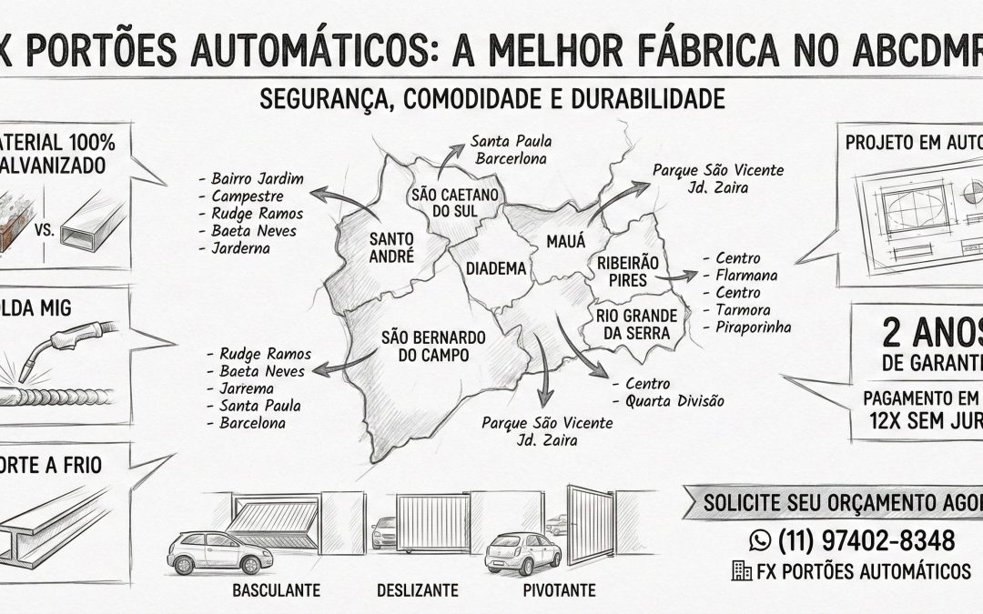FX PORTÕES AUTOMATICOS - FABRICA DE PORTÃO NO GRANDE ABC