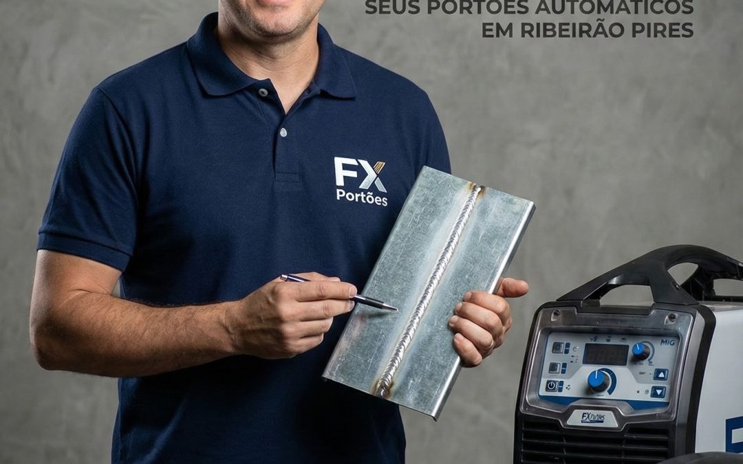 Solda MIG: O Padrão de Qualidade para seus Portões Automáticos em Ribeirão Pires