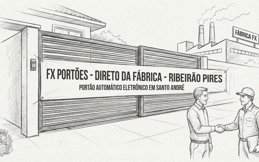 Economia na Capital: Compre Direto do Fabricante seu Portão Automático Novo em Ribeirão Pires