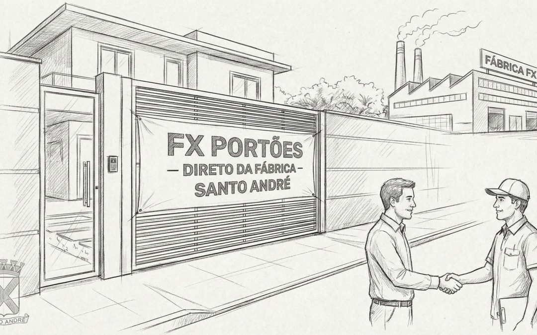 Economia na Capital: Compre Direto do Fabricante seu Portão Automático Novo em Santo André