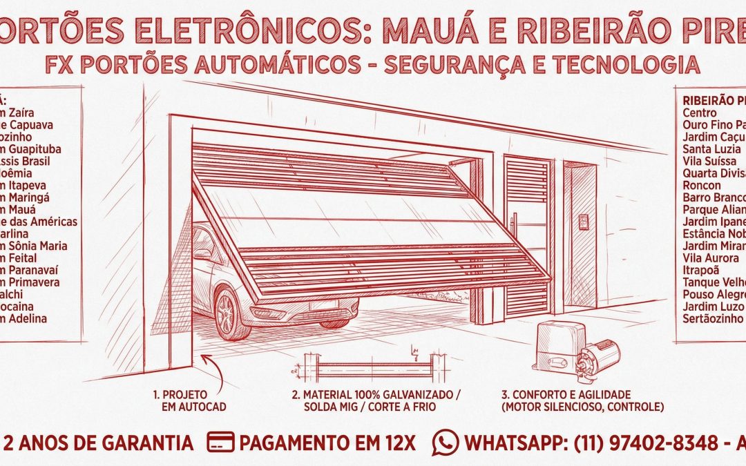 FX PORTÕES AUTOMATICOS - FABRICA DE PORTÃO MAUÁ E RIBEIRÃO PIRES