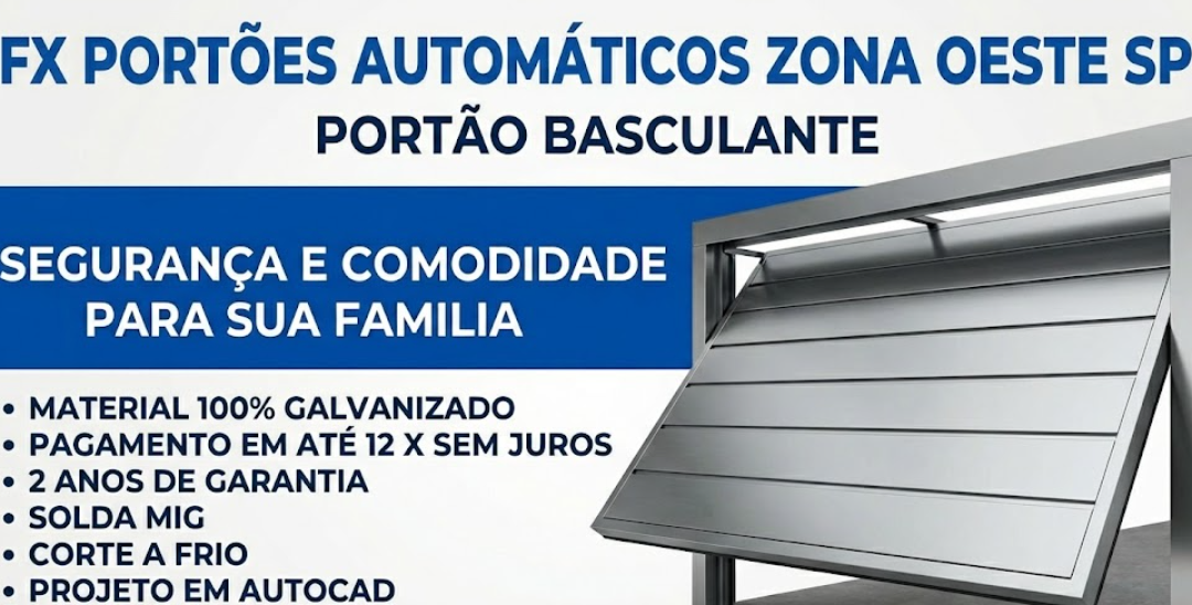 FX Portões: Referência em Portão Automático no Campo Belo SP